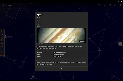 Sky Map screenshot