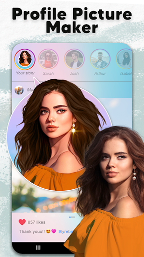 Captura de pantalla de Fotos en Caricatura Cartoonify