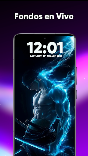 Zipper-Bildschirm Hintergrund Screenshot