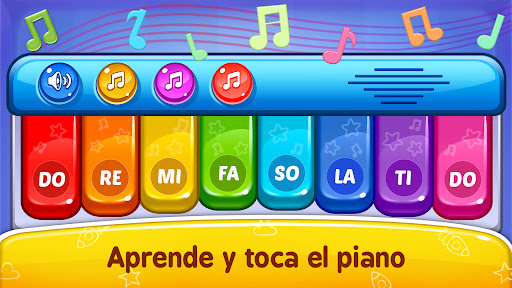 Captura de pantalla de Juegos bebé: piano y teléfono