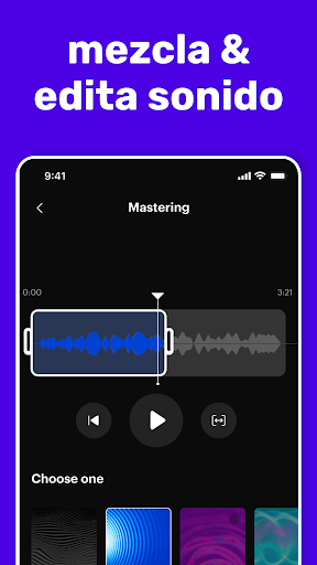 Captura de pantalla de Rapchat - Estudio de Rap