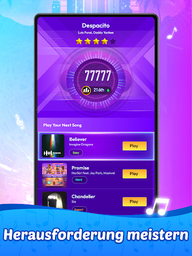 Rhythm Rush Lite-klavierspiele Screenshot