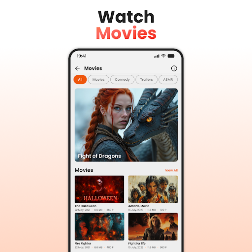 Video Downloader and 4k Player screenshot