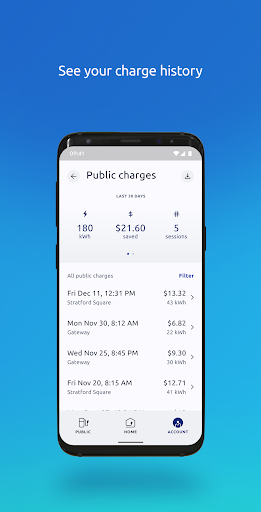 Captura de pantalla de Electrify America