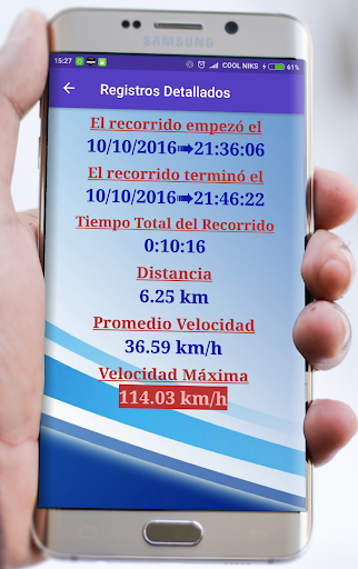 Captura de pantalla de Velocímetro Pro