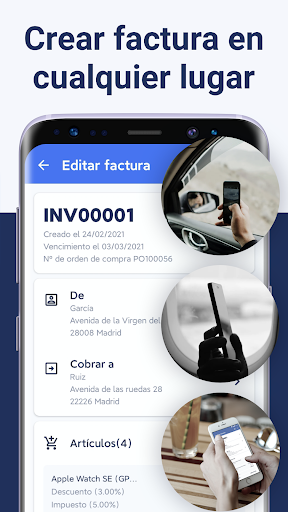 Captura de pantalla de InvoiceBase - Factura app