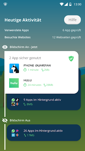Phone Guardian VPN Datenschutz Screenshot