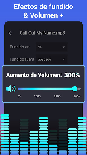 Captura de pantalla de Editor de Audios: cortar audio