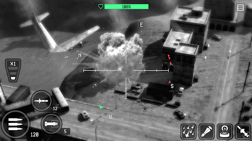 Captura de pantalla de War Drone: AC-130 Gunship Game