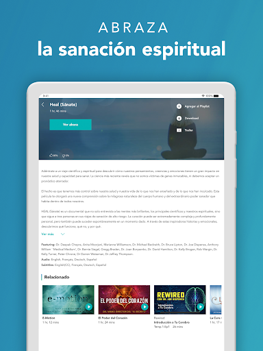Captura de pantalla de Gaia TV: Salud y Bienestar