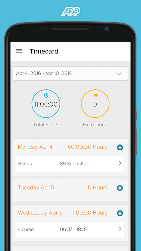 ADP Mobile Solutions Screenshot
