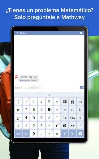 Captura de pantalla de Mathway