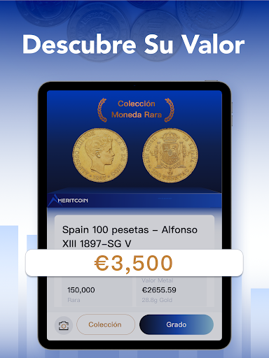 Captura de pantalla de HeritCoin: Identificación IA