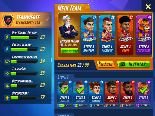 Basketball Arena: Online Spiel Screenshot