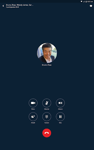 Captura de pantalla de Skype for Business for Android
