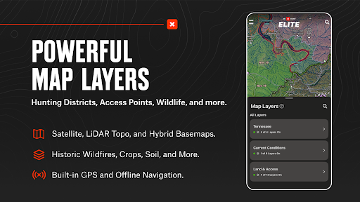 Captura de pantalla de onX Hunt: Offline Hunting Maps