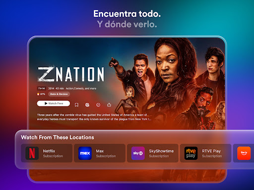 Captura de pantalla de Plex: TV en vivo, pelis y más