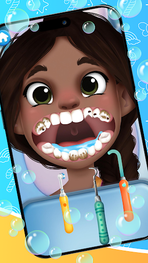 Captura de pantalla de Juegos de dentista para niños