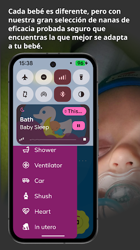 Captura de pantalla de BabySleep: Duerme rápido