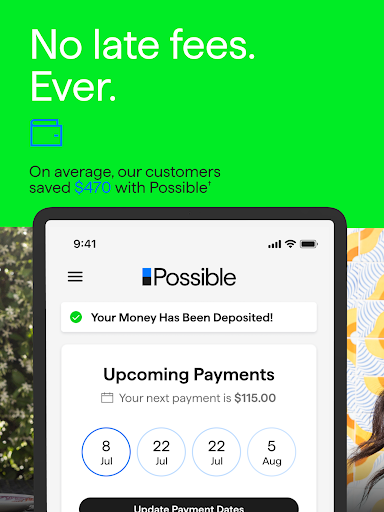 Captura de pantalla de Possible: Fast Cash & Credit