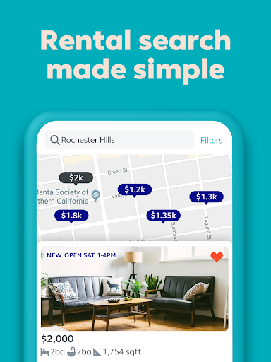 Captura de pantalla de Trulia Rent Apartments & Homes