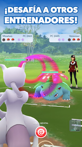 Captura de pantalla de Pokémon GO