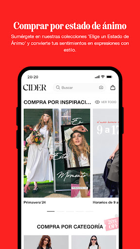 Captura de pantalla de CIDER - Ropa y Moda