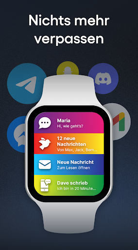 Smartwatch Benachrichtigungen Screenshot