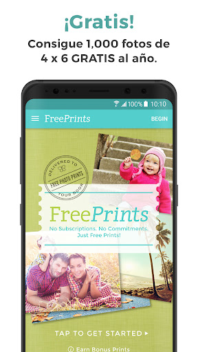 Captura de pantalla de FreePrints