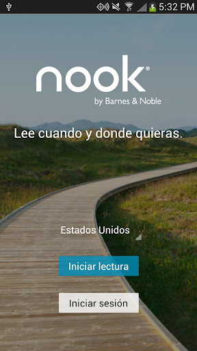 Captura de pantalla de NOOK