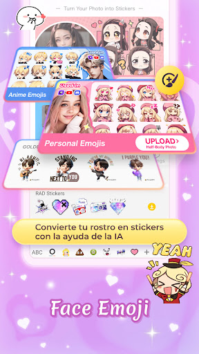 Captura de pantalla de Facemoji AI Teclado Emoji&Font