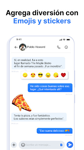 Captura de pantalla de Mensajes