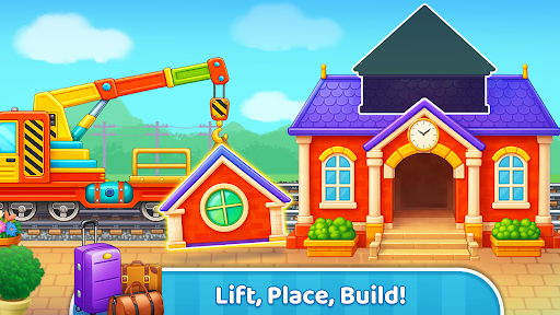 Captura de pantalla de Train Station Game for Kids