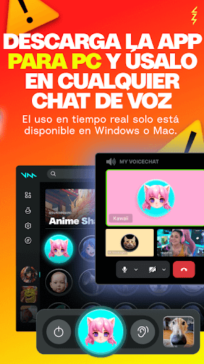 Captura de pantalla de Voicemod