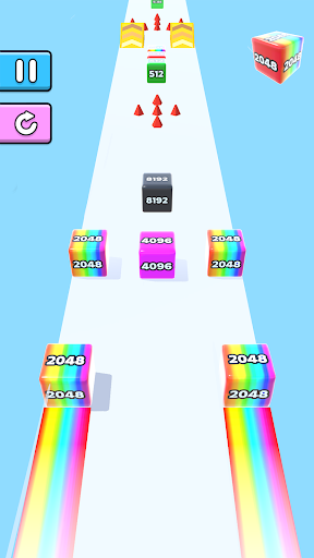 Captura de pantalla de Jelly Run 2048