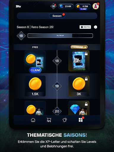 Topps® BUNT® MLB-Kartenhändler Screenshot