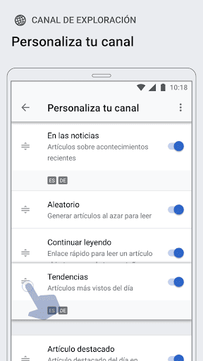 Captura de pantalla de Wikipedia