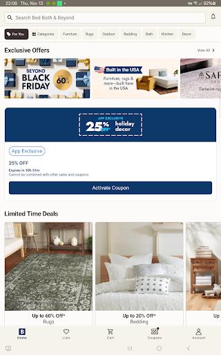 Bed Bath & Beyond screenshot