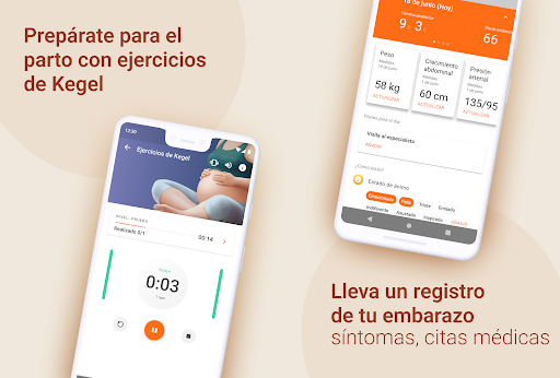 Captura de pantalla de Seguimiento embarazo y mi bebé