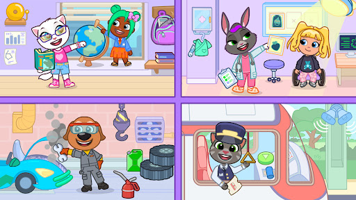 Captura de pantalla de Talking Tom & Friends: Mundo