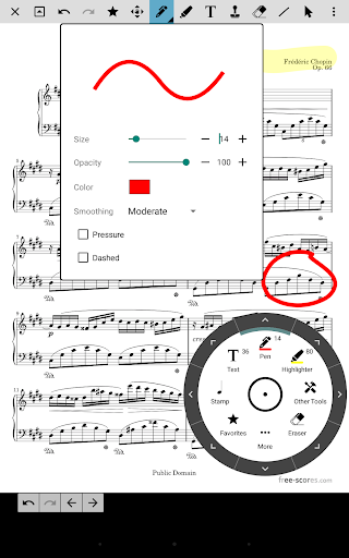 MobileSheets screenshot