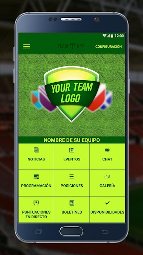 Captura de pantalla de Team App