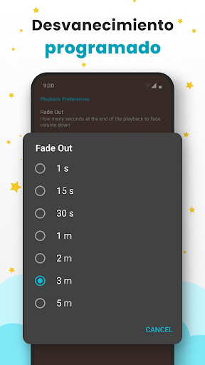 Captura de pantalla de Ruido blanco para bebés