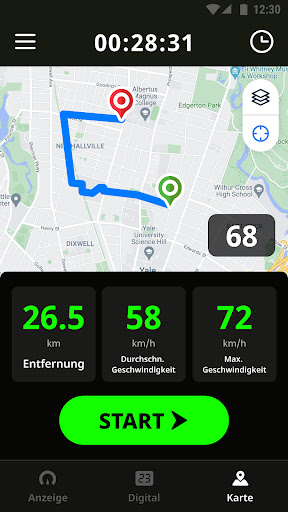 Entfernungsmesser - Tachometer Screenshot