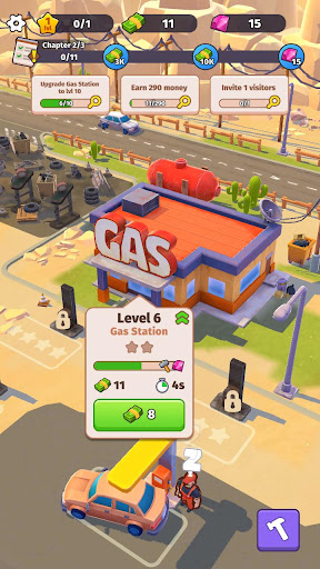 Captura de pantalla de Roadside Empire: Idle Tycoon