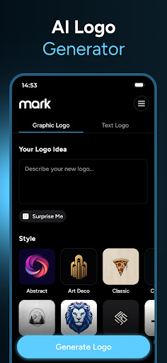 AI Logo Generator - Mark screenshot