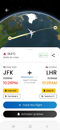 Captura de pantalla de Flight Tracker - Flights25