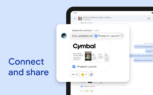Google Chat screenshot