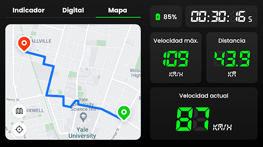 Captura de pantalla de Velocímetro GPS & Odometro