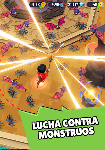 Captura de pantalla de Wizario: Idle Magic RPG